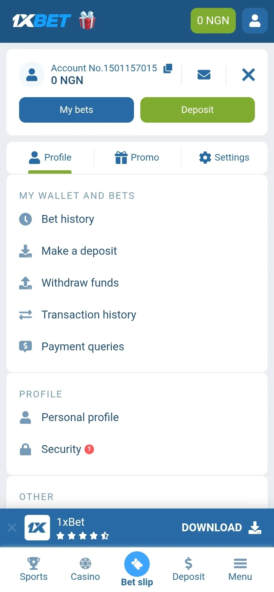 hot to withdraw